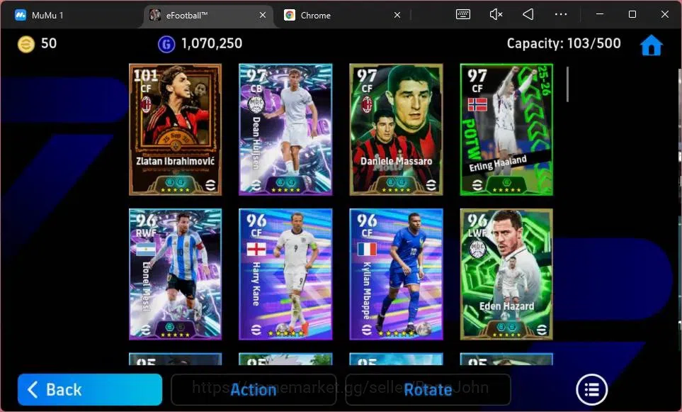 eFootball Accounts ANDROID|PW 3107|Epc-BigTime Zlatan Ibrahimovic|Epc image 5