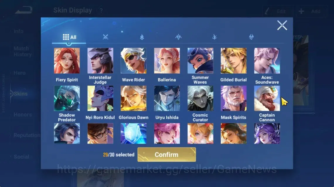 Honor of Kings Accounts Hero112 Skin251|Precious(MarcoPolo),Seiya(Dharma), image 10