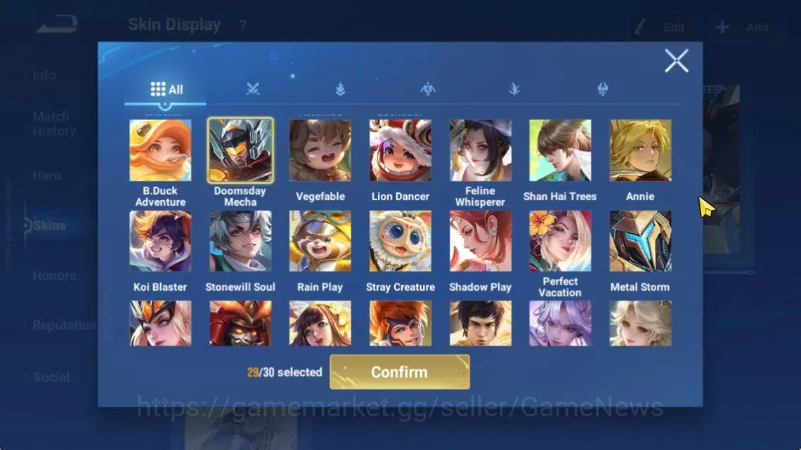 Honor of Kings Accounts Hero112 Skin251|Precious(MarcoPolo),Seiya(Dharma), image 12