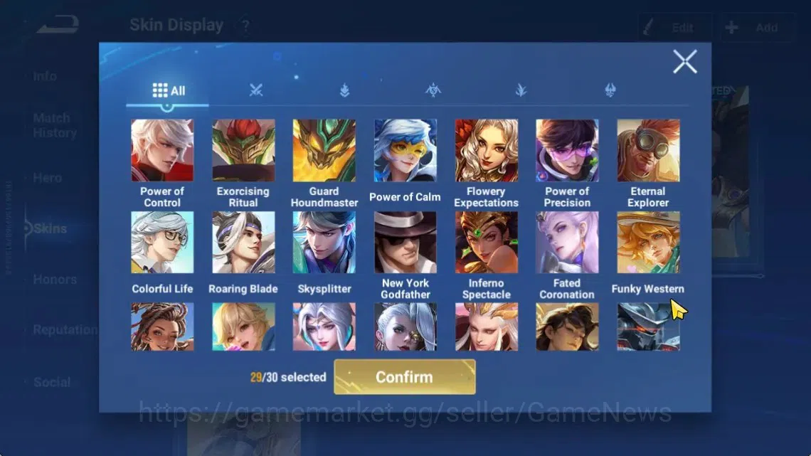 Honor of Kings Accounts Hero112 Skin251|Precious(MarcoPolo),Seiya(Dharma), image 17