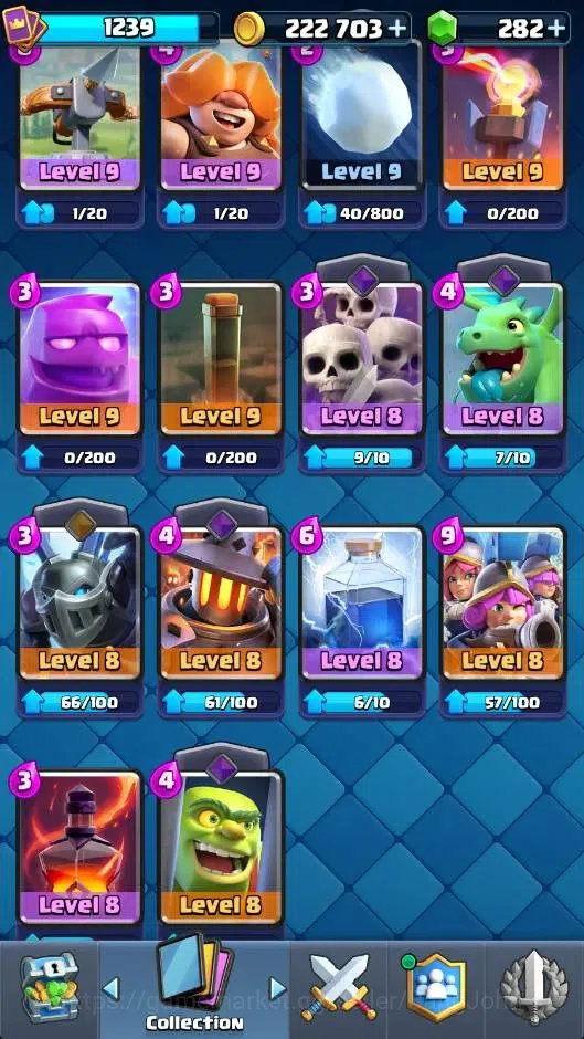 Clash Royale Accounts CL |KTL 13|Trophy 6756|Card 118/121|4 L13 Cards|10 image 2