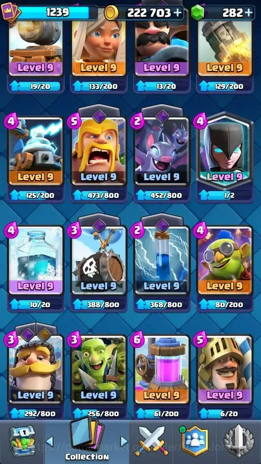 Clash Royale Accounts CL |KTL 13|Trophy 6756|Card 118/121|4 L13 Cards|10 image 4