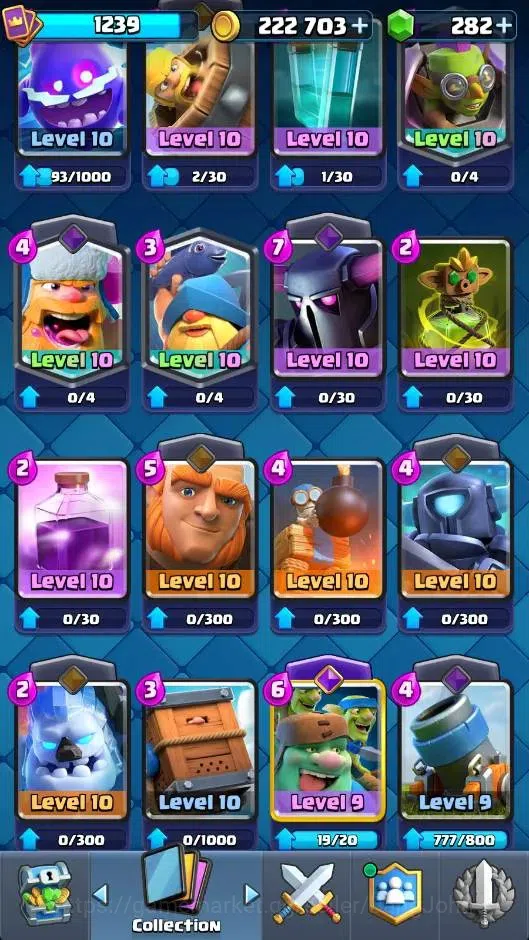 Clash Royale Accounts CL |KTL 13|Trophy 6756|Card 118/121|4 L13 Cards|10 image 5