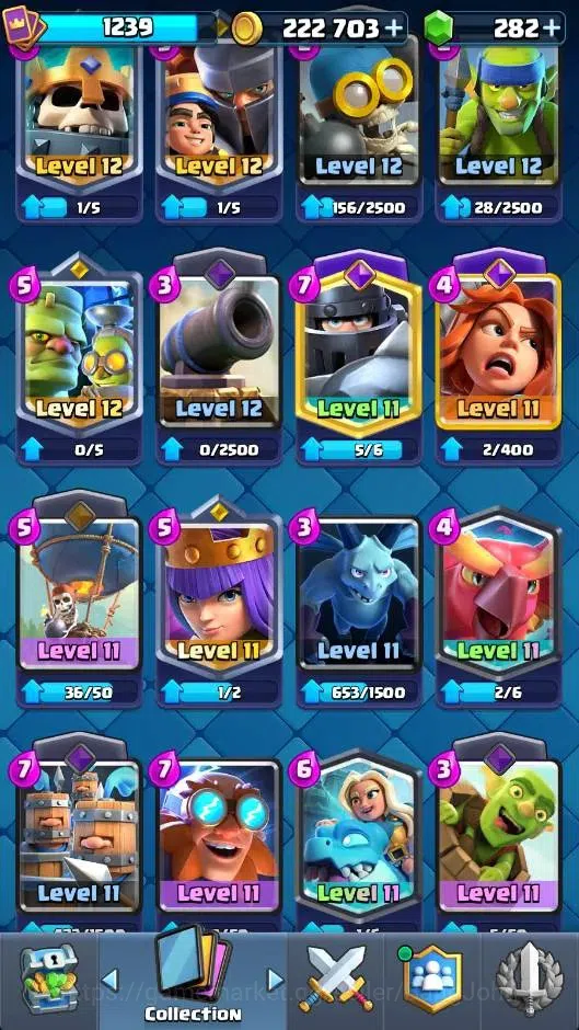 Clash Royale Accounts CL |KTL 13|Trophy 6756|Card 118/121|4 L13 Cards|10 image 8