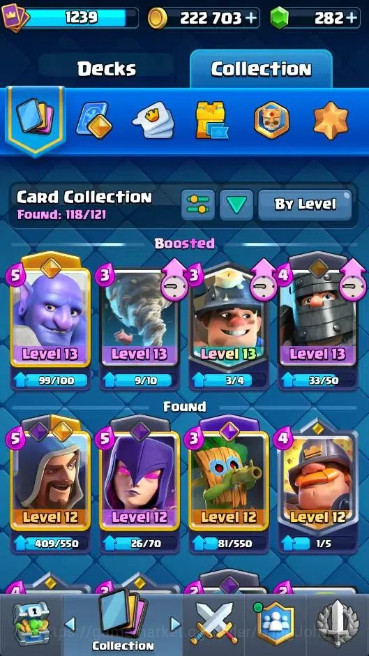 Clash Royale Accounts CL |KTL 13|Trophy 6756|Card 118/121|4 L13 Cards|10 image 9