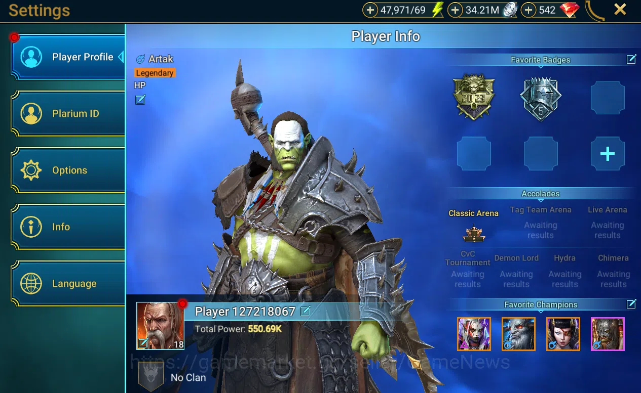 Raid: Shadow Legends Accounts Starter Lv18|Best Legend(Opardin Clanfather,Lady K image 2