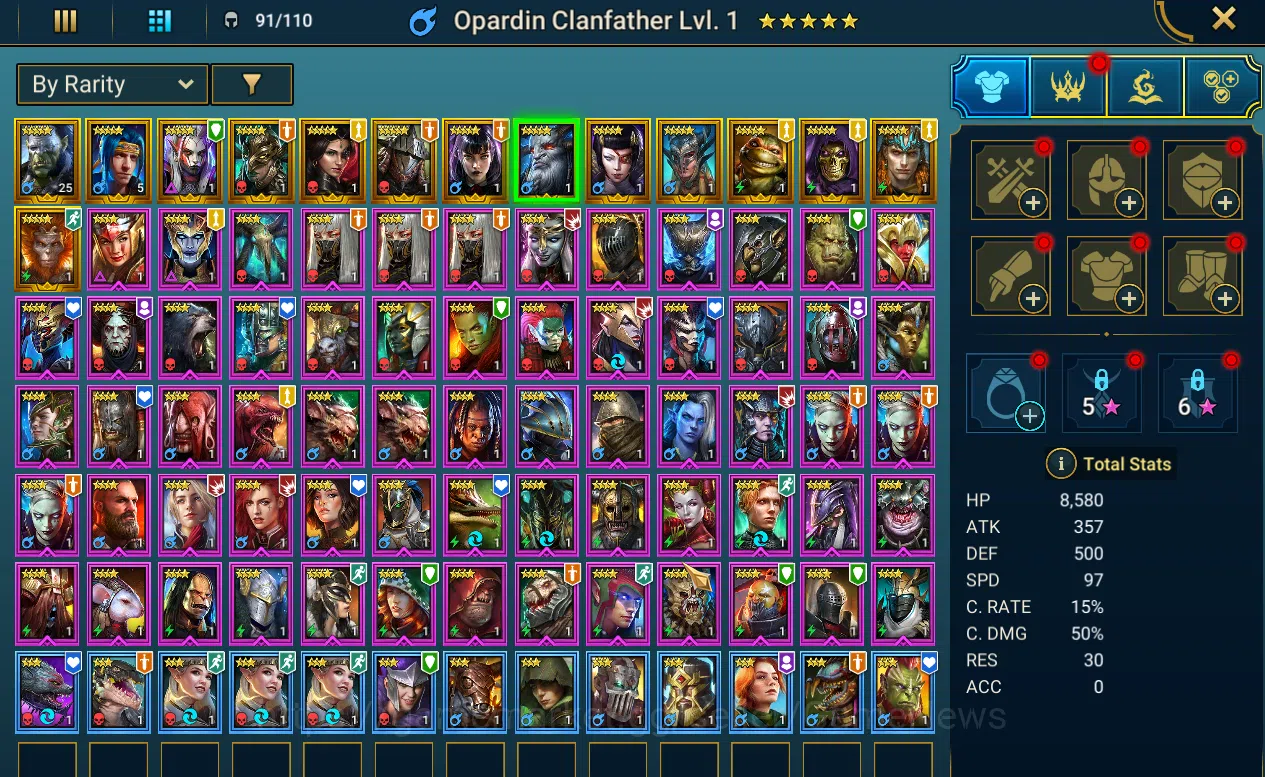 Raid: Shadow Legends Accounts Starter Lv18|Best Legend(Opardin Clanfather,Lady K image 5
