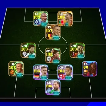 eFootball Accounts Others Android|PW3225|NewCristianoRonaldoBigT,EdenHazardBigT,YamalShowT,SaviolaEpic,Nedved