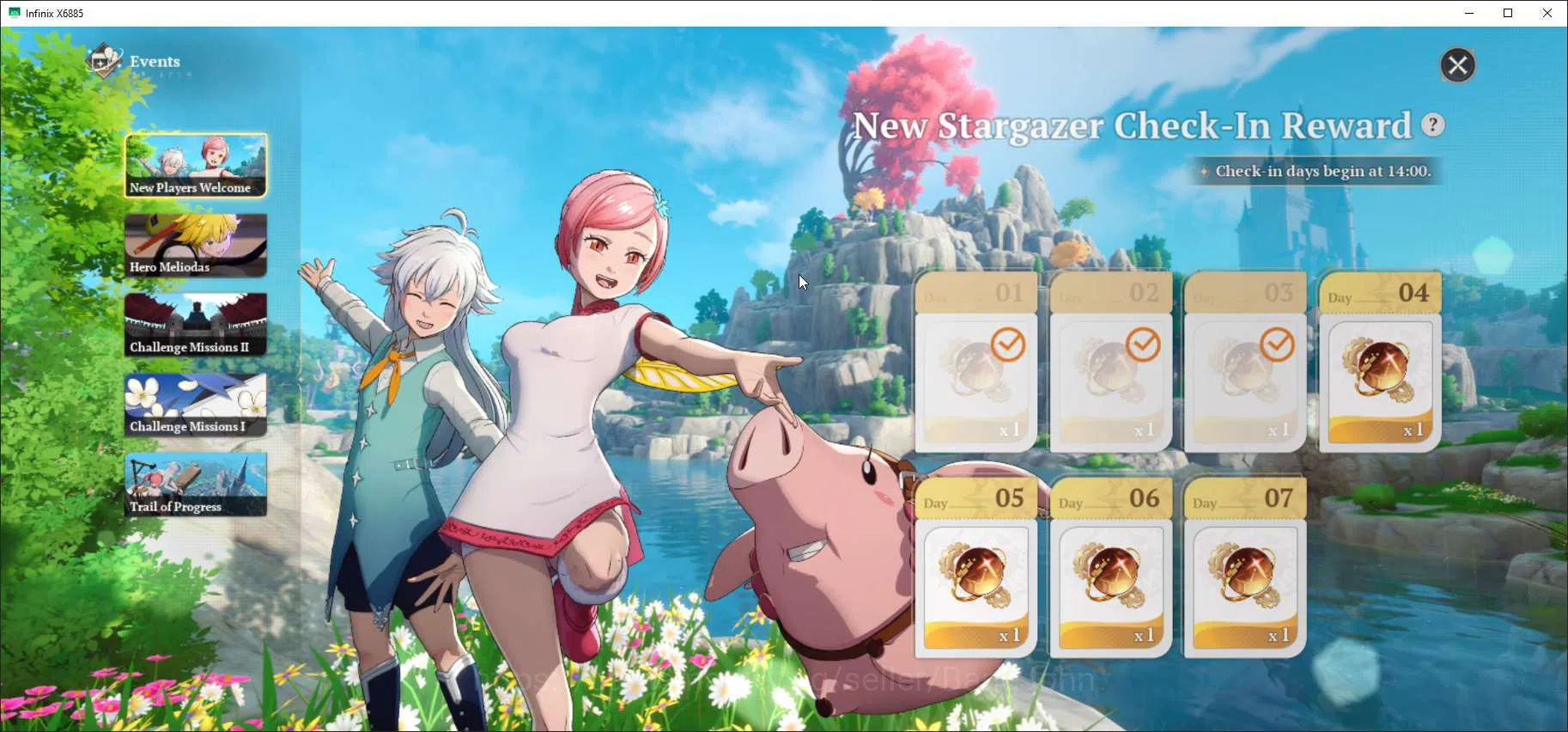 The Seven Deadly Sins: Origin Accounts SEA|Lv 2 Starter| 2 SSR |Meliodas,Guila And 5 SR|  image 8