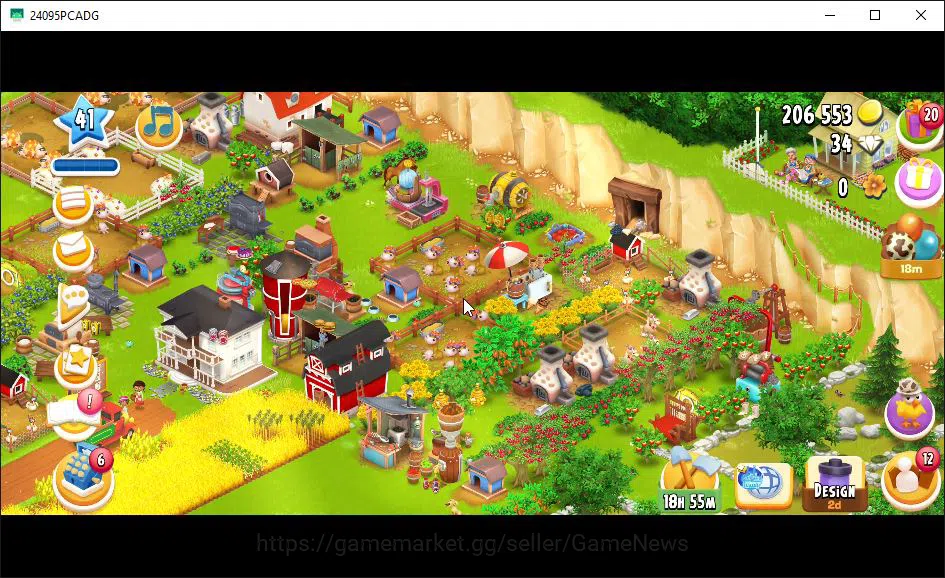 Hay Day Accounts Level 41 | Barn Storage 1100 + Silo Storage 625 |  image 4