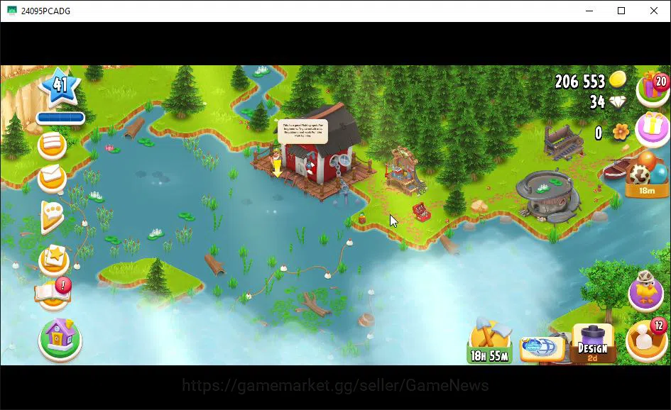 Hay Day Accounts Level 41 | Barn Storage 1100 + Silo Storage 625 |  image 5