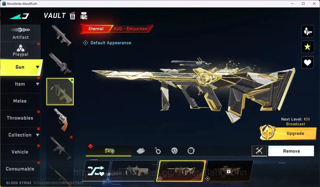Blood Strike Accounts ASIA |Eternal AUG-Empyrean|2 Legendary Gun|1 Epic image 2