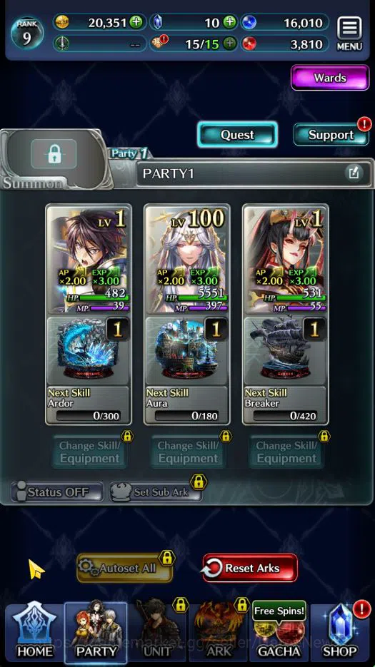 Last Cloudia Accounts GLOBAL | Starter Rank 9 | Hinata Sakaguchi, AoG La image 2