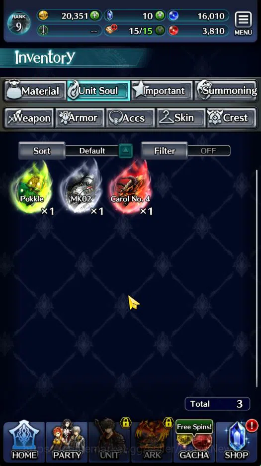Last Cloudia Accounts GLOBAL | Starter Rank 9 | Hinata Sakaguchi, AoG La image 6