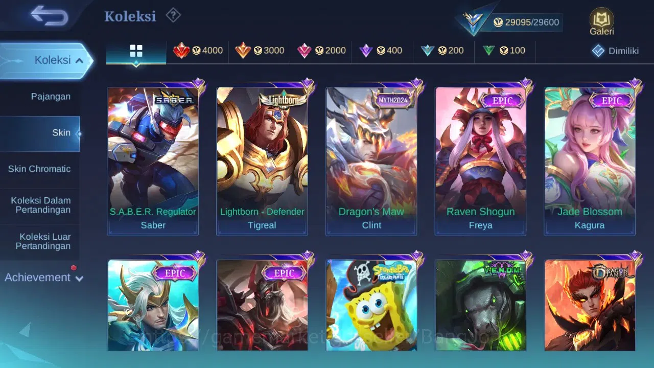 Mobile Legends: Bang Bang Accounts GLOBAL Hero 108 Skin 155 | CC Natalia | Lightborn  image 2