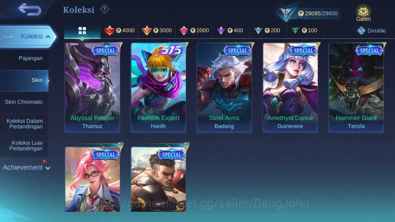 Mobile Legends: Bang Bang Accounts GLOBAL Hero 108 Skin 155 | CC Natalia | Lightborn  image 7