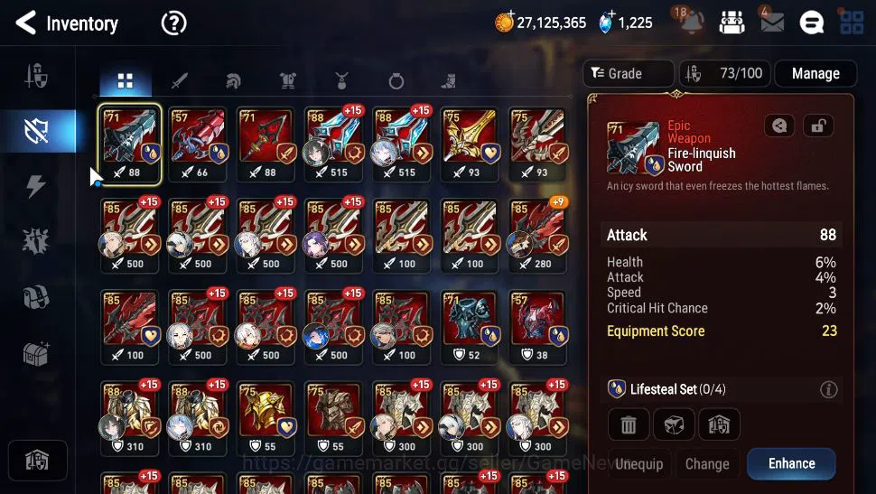 Epic Seven Accounts GLOBAL Unverif|3 ML(EIlynav,DK Sharun, LW Peira),I image 7