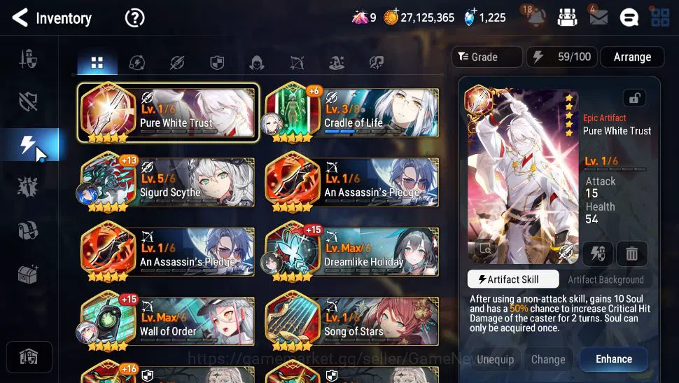 Epic Seven Accounts GLOBAL Unverif|3 ML(EIlynav,DK Sharun, LW Peira),I image 8