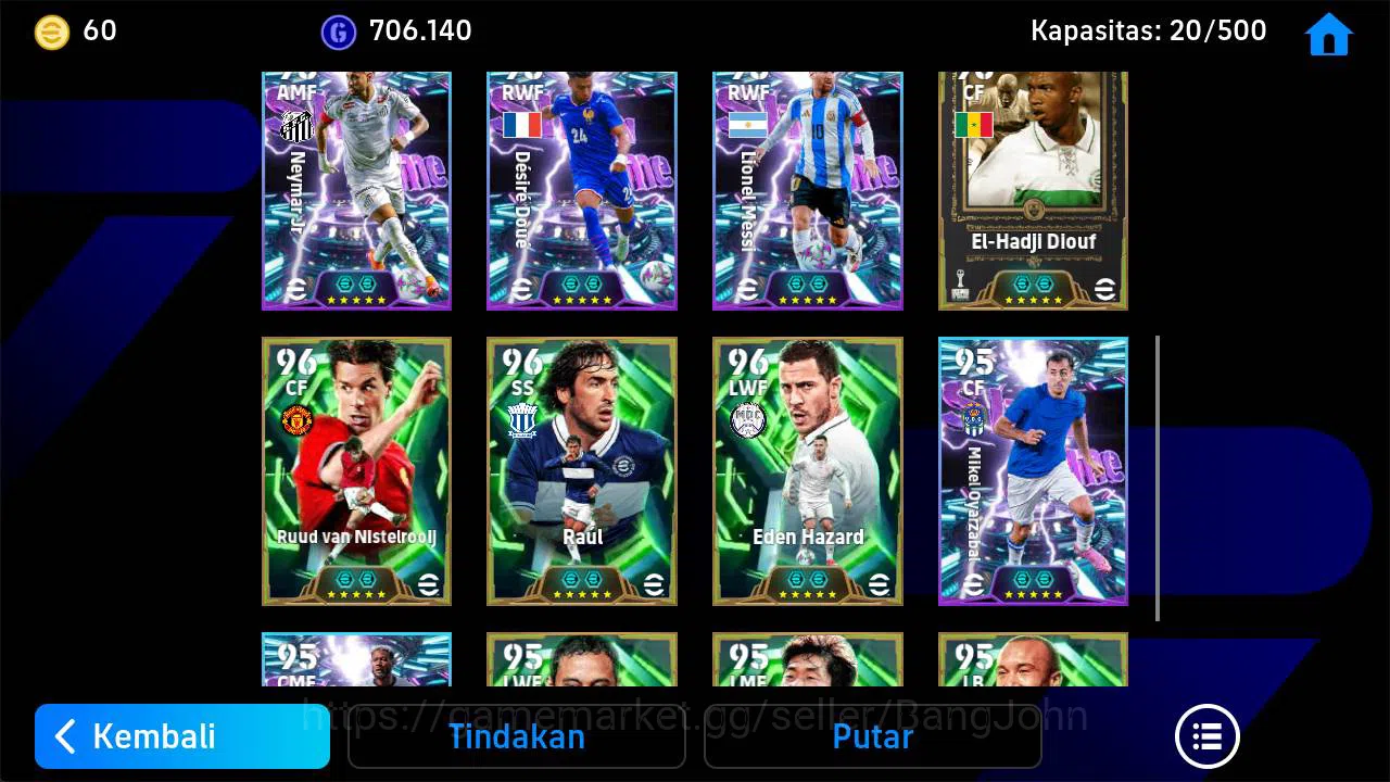 eFootball Accounts power 3190, legend George best, peter schem epic,  image 5