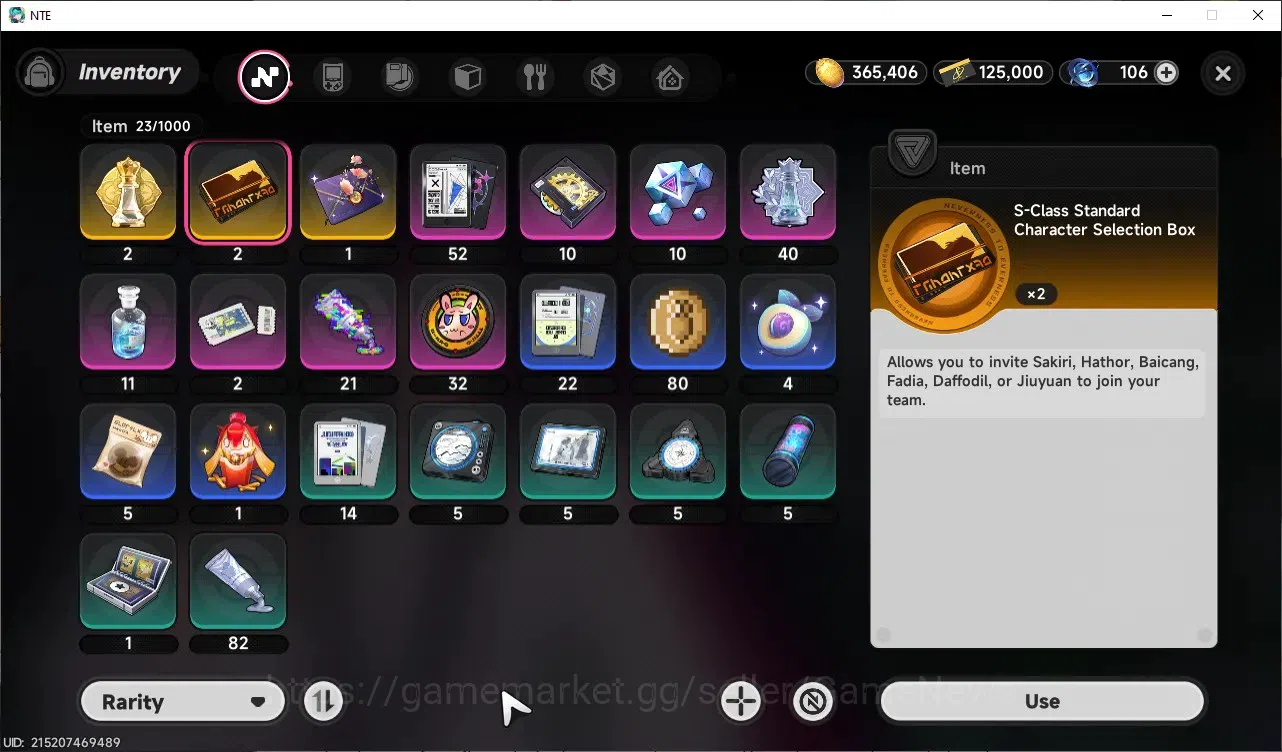 Neverness to Everness Accounts Global SEA|HL 8|2 Limited [Shinku & Hotori]|2 Selector Box|Overcast Canopy Glider|Selector 10