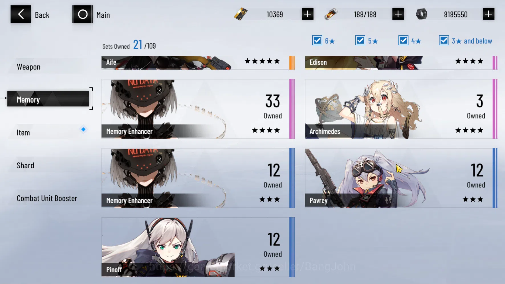 Punishing: Gray Raven Accounts ASIA PACIFIC | Starter | Lucia Pyroath | BC 10K +  image 14