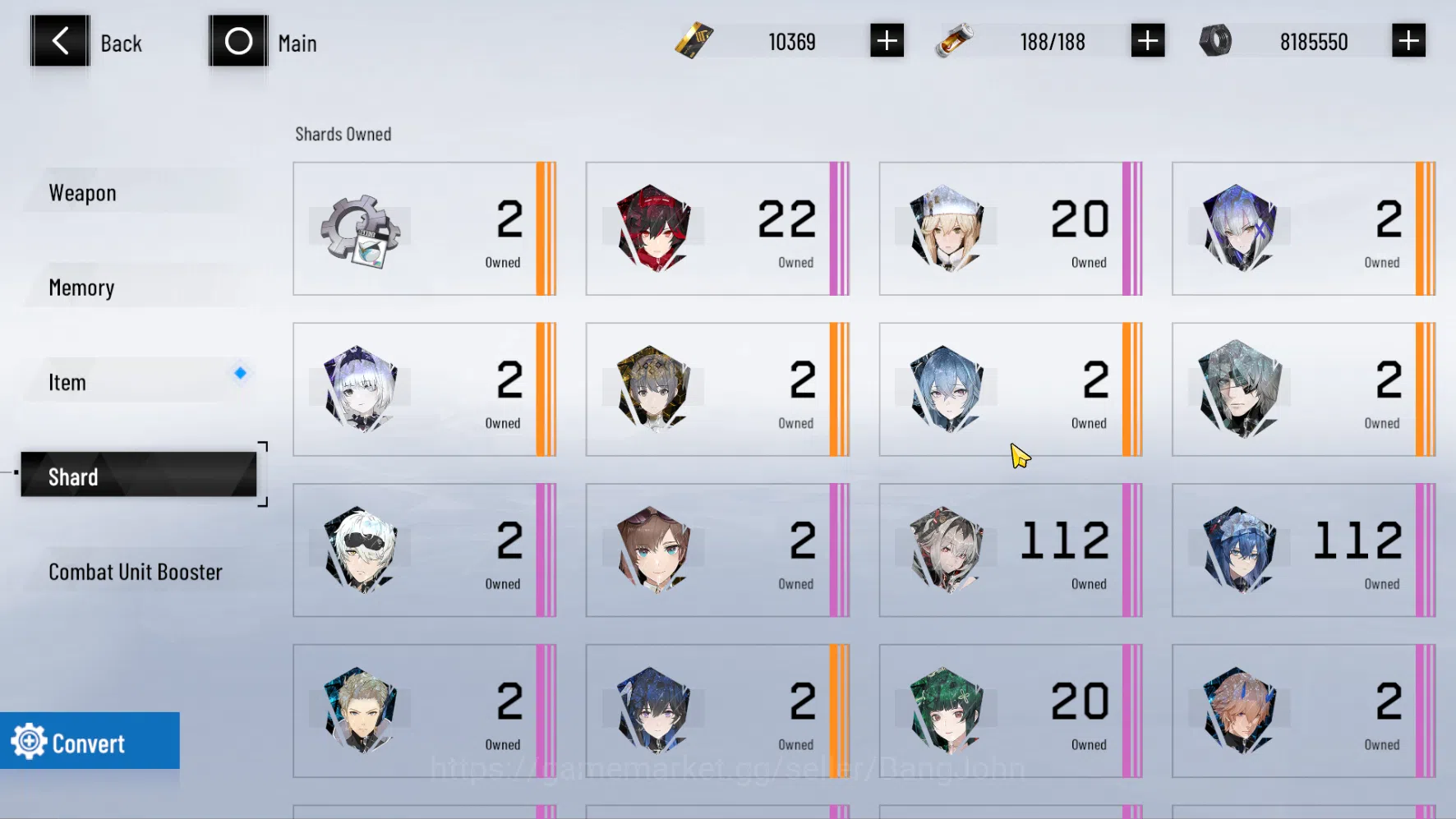 Punishing: Gray Raven Accounts ASIA PACIFIC | Starter | Lucia Pyroath | BC 10K +  image 18