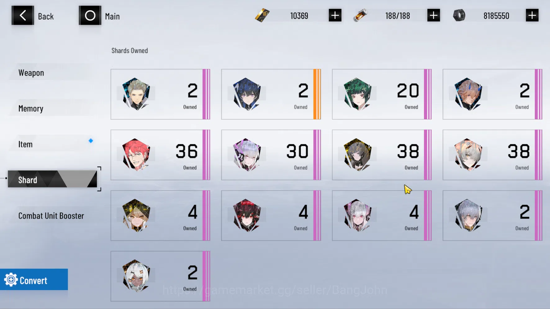 Punishing: Gray Raven Accounts ASIA PACIFIC | Starter | Lucia Pyroath | BC 10K +  image 19