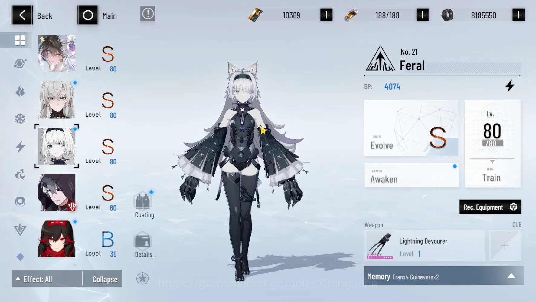 Punishing: Gray Raven Accounts ASIA PACIFIC | Starter | Lucia Pyroath | BC 10K +  image 4