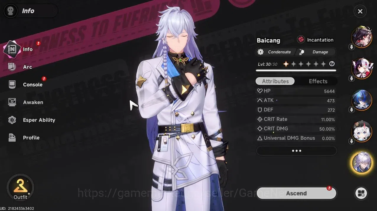 Neverness to Everness Accounts GLOBAL SEA|HL 24|TL 19|4 SSR (Lacrimosa,Hotori,Daf image 6