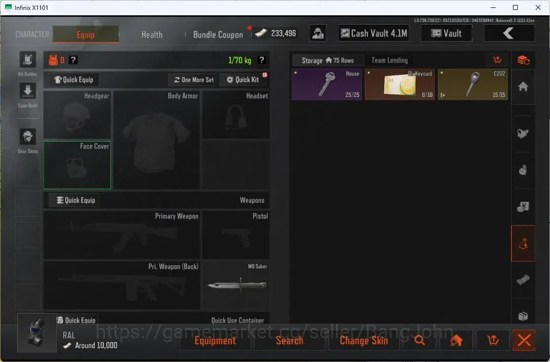 Arena Breakout Accounts Mid-Tier Mobile | LV 30 | SV 9.3 M | CV 4.1 M | Squirrel P90, C AKS-74U, QS AKS-74U, H-TAC A8 | more 10