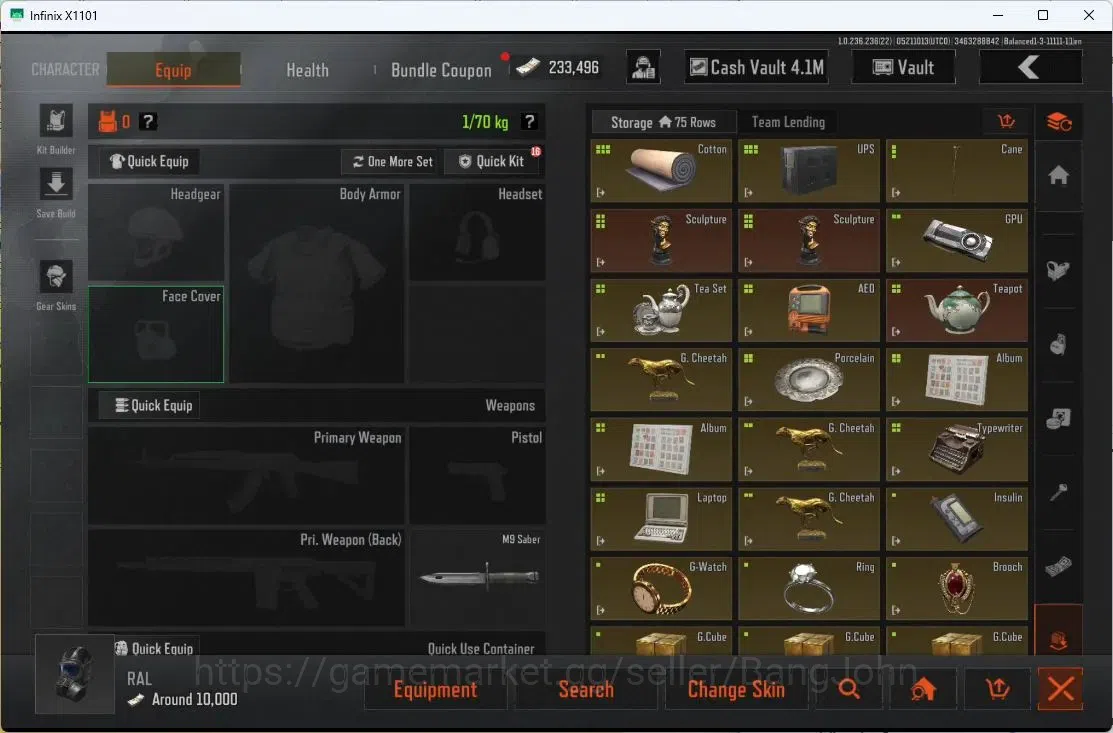 Arena Breakout Accounts Mid-Tier Mobile | LV 30 | SV 9.3 M | CV 4.1 M | Squirrel P90, C AKS-74U, QS AKS-74U, H-TAC A8 | more 11