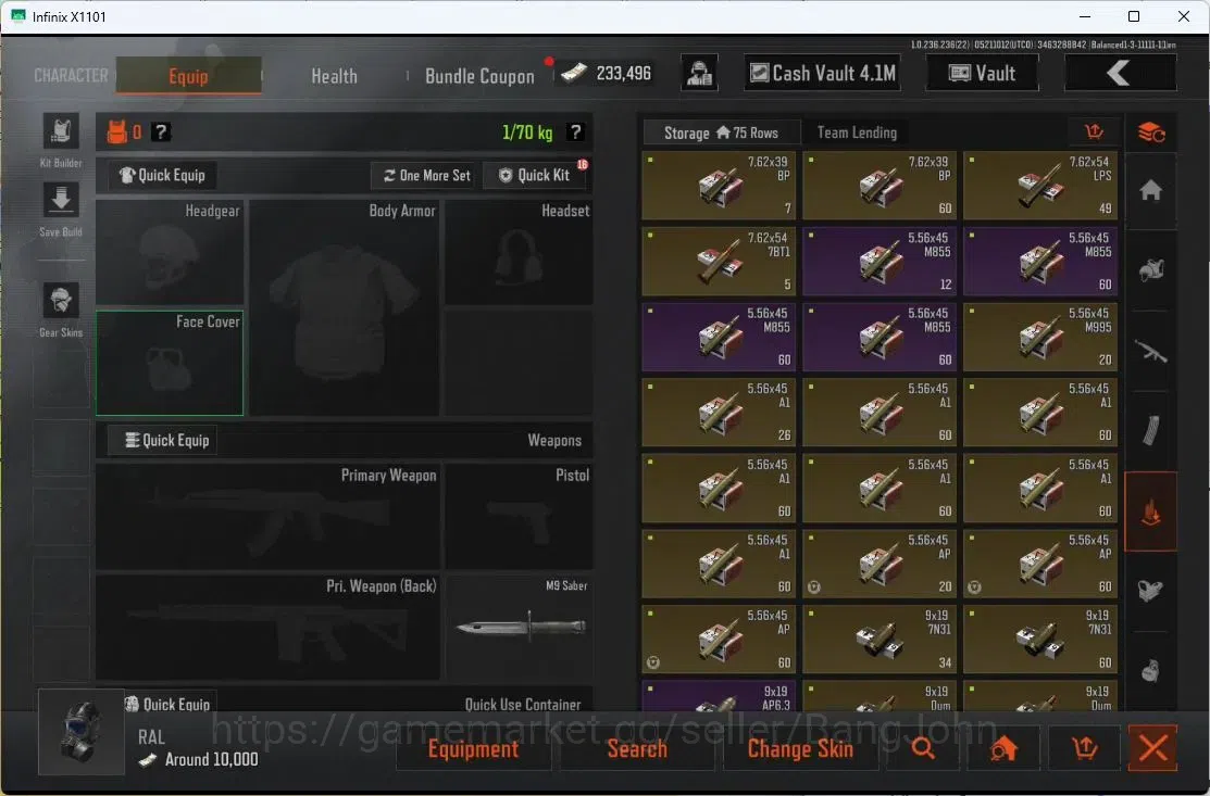 Arena Breakout Accounts Mid-Tier Mobile | LV 30 | SV 9.3 M | CV 4.1 M | Squirrel P90, C AKS-74U, QS AKS-74U, H-TAC A8 | more 9
