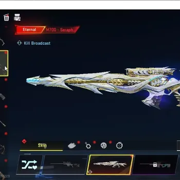 Blood Strike Accounts Collab Skin ASIA|2 ETERNAL M700 Seraph Lv2,AUG Empyrean Lv2|Collab SKS Mumen|4 Ultra [Glock Money,Raid