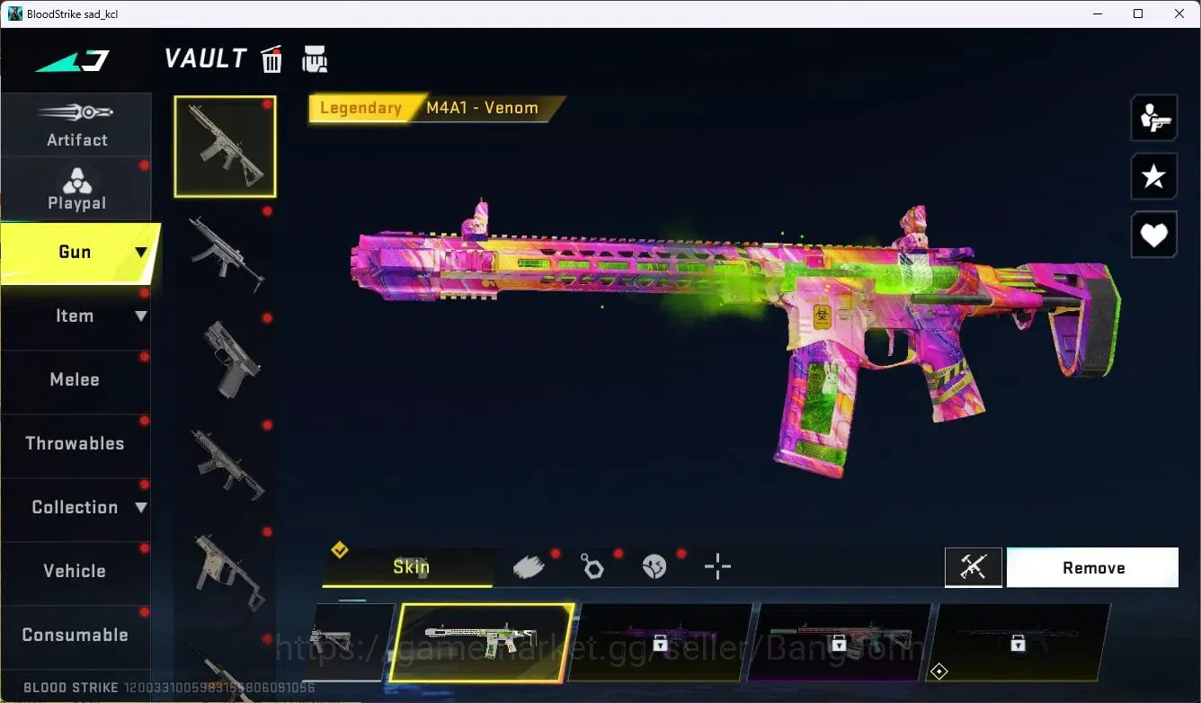 Blood Strike Accounts ASIA | ETERNAL: Desert Eagle-Scorpius |4 Collab Gu image 2