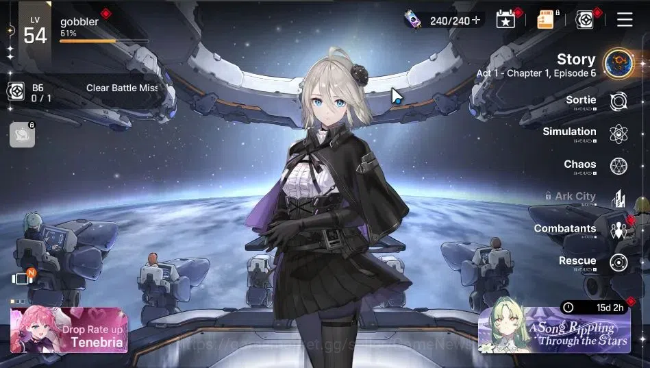 Chaos Zero Nightmare Accounts ASIA|Lv 54|4 SSR [Tenebria+Sign,Diana,Rita,Tiphera image 1