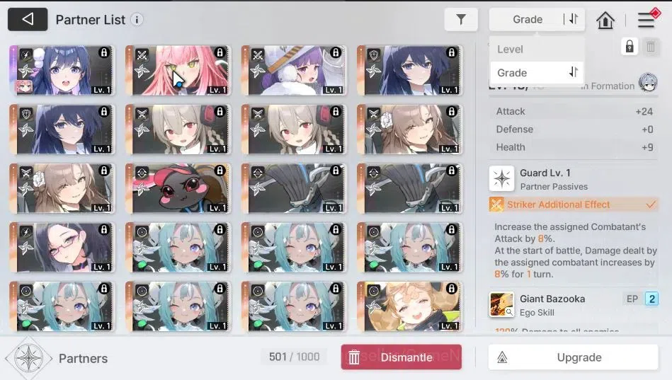 Chaos Zero Nightmare Accounts ASIA|Lv 54|4 SSR [Tenebria+Sign,Diana,Rita,Tiphera image 5