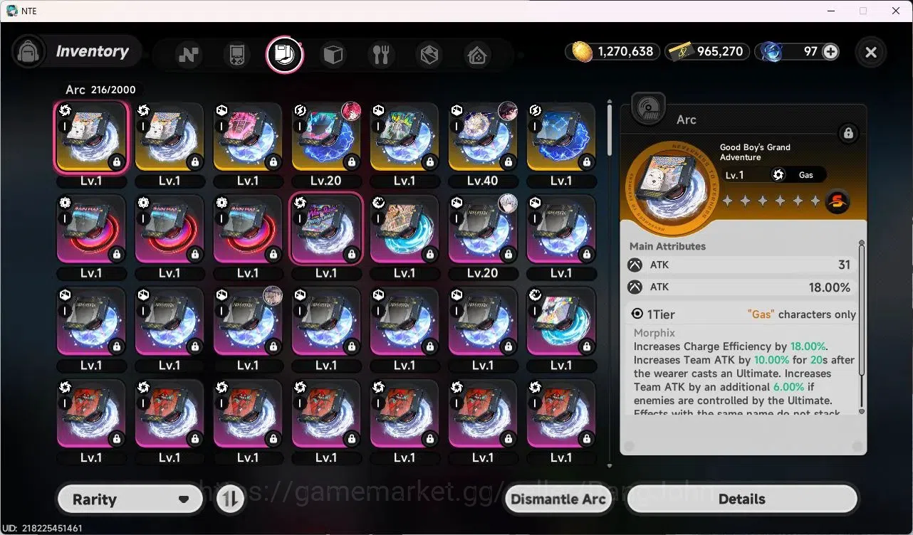 Neverness to Everness Accounts Southeast Asia | Hunter Lv 25 | 6 S-Class (Nanally image 12