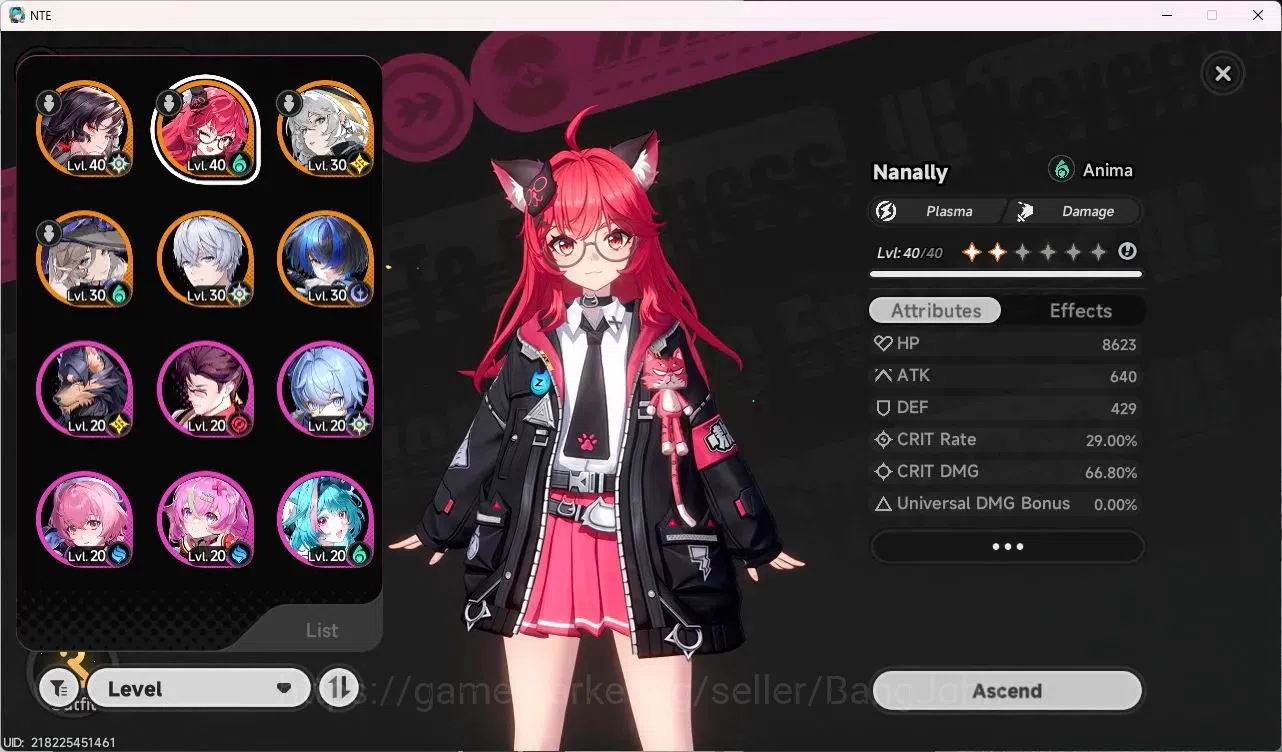 Neverness to Everness Accounts Southeast Asia | Hunter Lv 25 | 6 S-Class (Nanally image 2