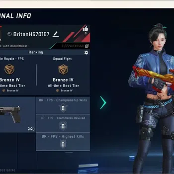 Blood Strike Accounts Collab Skin ASIA | 2 EVA Guns: AK47-Asuka,MCX-EVA-00|1 Epic Name Changing Card|Check SS BS081B