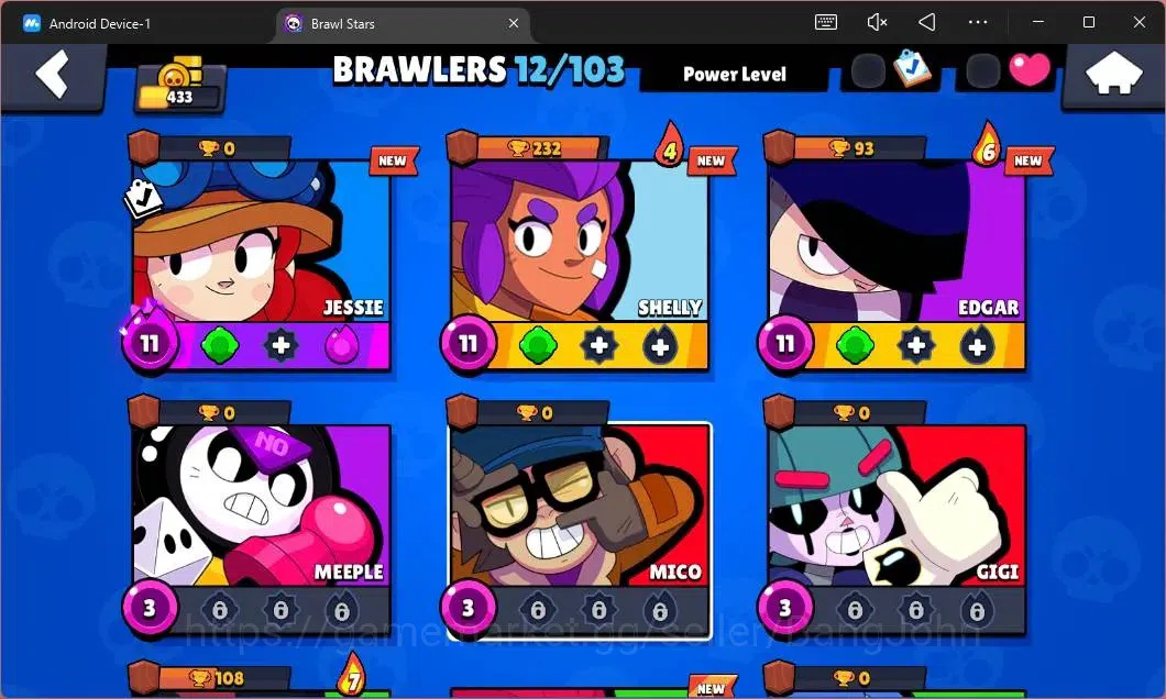 Brawl Stars Accounts Global|433 Thropy |12 Brawler|1 Max Hypercharge (J image 5