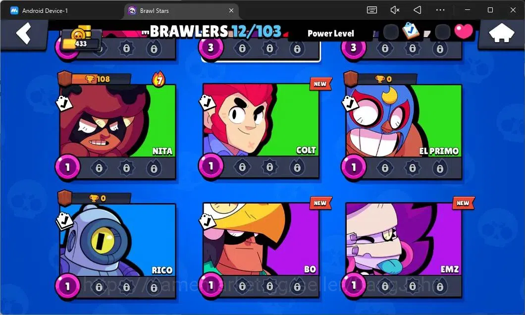 Brawl Stars Accounts Global|433 Thropy |12 Brawler|1 Max Hypercharge (J image 6