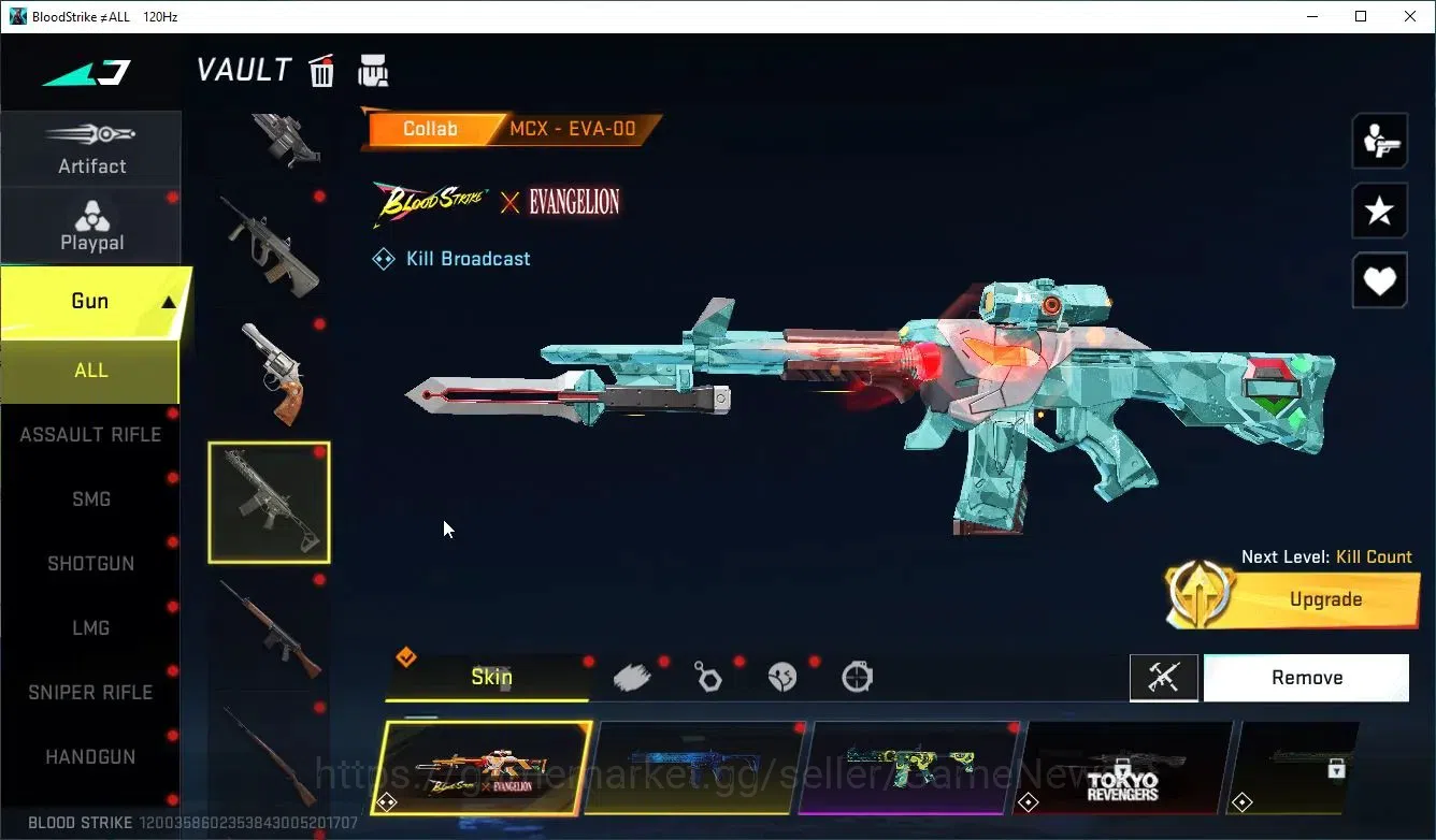 Blood Strike Accounts ASIA|Collab EVA[SCAR,MCX]|9 ULTRA[HANK,KATYA,FAL,V image 9