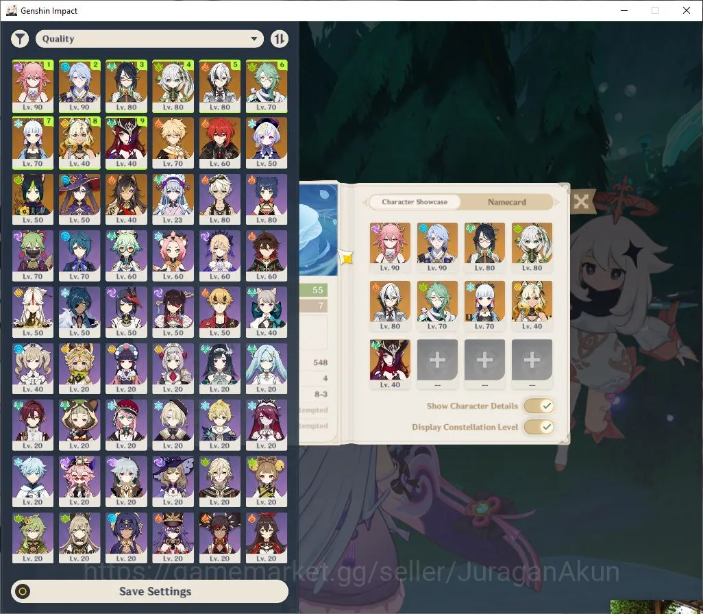 Genshin Impact Accounts ASIA|AR 55|9 Limited +1[5* Weapon]|AyakaC1,Arlecch image 3