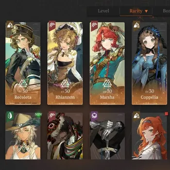 Reverse: 1999 Accounts Midgame Global|Lv 37|3K CD,9 Uni|10 SSR 1 Limited|Rhiannon+Psy|(Ms.Stranger P2,Coppelia)+Psy,Recoleta