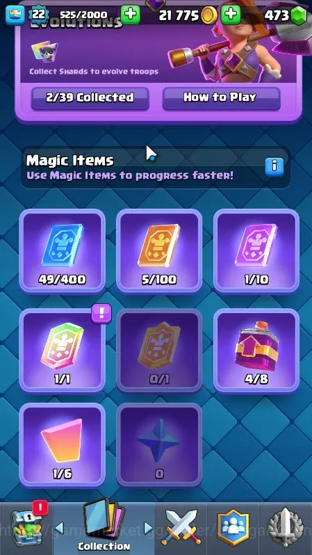 Clash Royale Accounts Starter Lvl 22|Trophy 3643|KTL 9|Limited Skin|Card 66|2 EVO,2 Legend,15 Epic,23 Rare,26 Common|Take 3