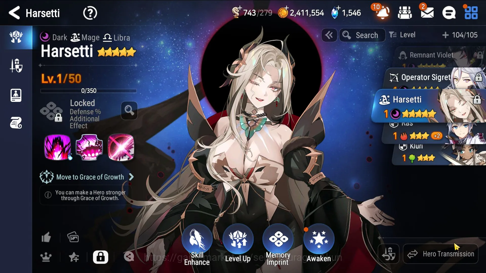 Epic Seven Accounts Mid-Tier Global UnVerif|13ML(BArunka,HarSetti,Tenebria,Cermia)(Colab:Stark,Fern)1,5STone(ES2904) 8