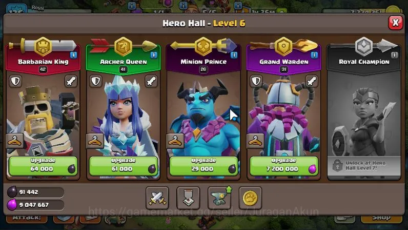 Clash of Clans Accounts Mid-Tier TH 12 - BH 9|LV 136|Limited Hero Skin|HH 6|BK 42,AQ 41,GW 26,MP 31,RC 0|CN OFF|Protect 2