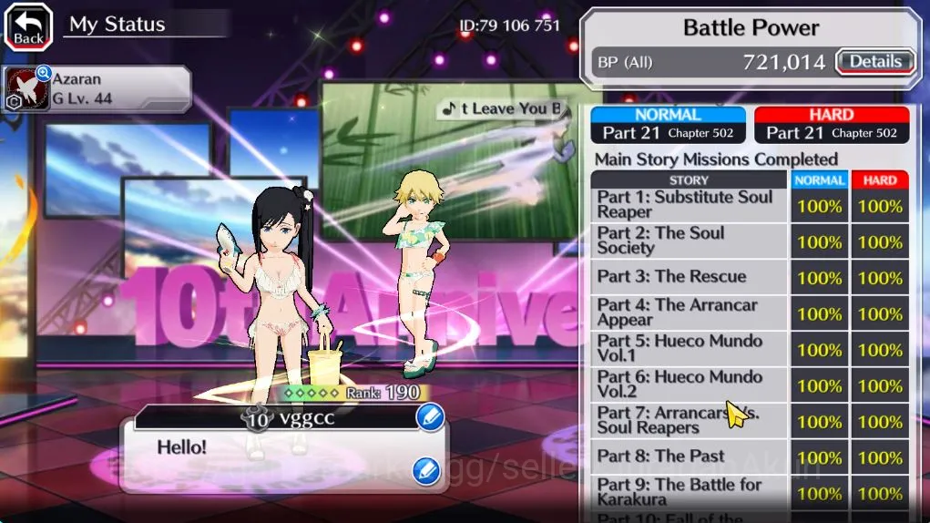 Bleach: Brave Souls Accounts Mid-Tier [Global] 53k Orb | Rukia10thAnniv, 3 BTW[Macy,Noel,Ninny],2 Renewed 2