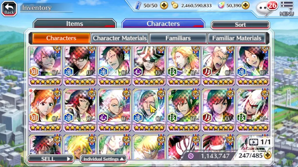 Bleach: Brave Souls Accounts Mid-Tier [Global] 53k Orb | Rukia10thAnniv, 3 BTW[Macy,Noel,Ninny],2 Renewed 4