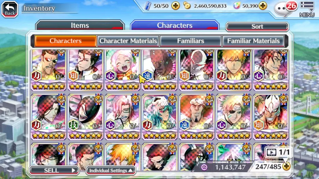Bleach: Brave Souls Accounts Mid-Tier [Global] 53k Orb | Rukia10thAnniv, 3 BTW[Macy,Noel,Ninny],2 Renewed 7